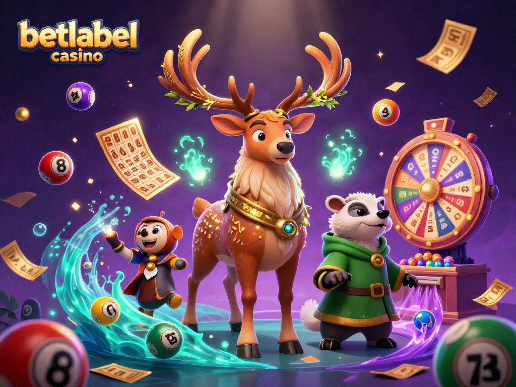 Experience the thrill at BetLabel Casino with vibrant games and enchanting characters.